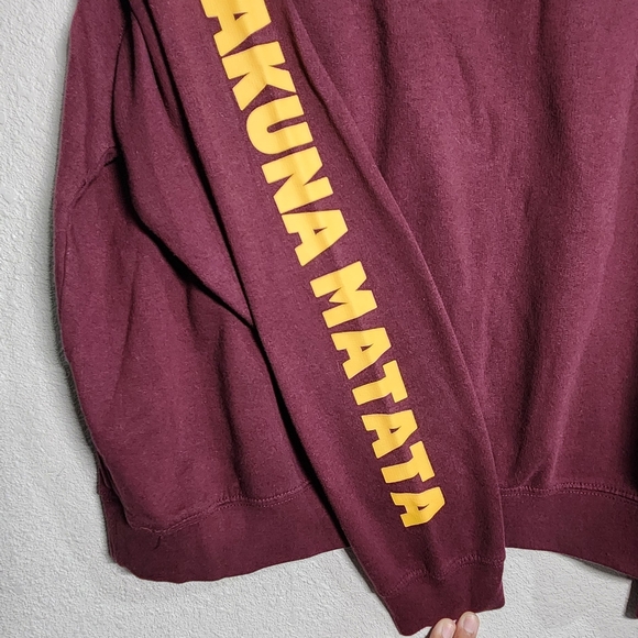 Disney The Lion King Maroon Sweatshirt - Picture 3 of 4